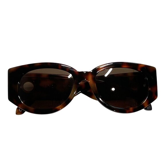 Linda Farrow Debbie Sunglasses in Tortoiseshell - Picture 1 of 5